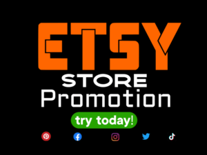 I will etsy store promotion with pinterest pins