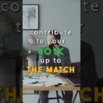 Make sure to contribute to your #401k up to the match #personalfinance