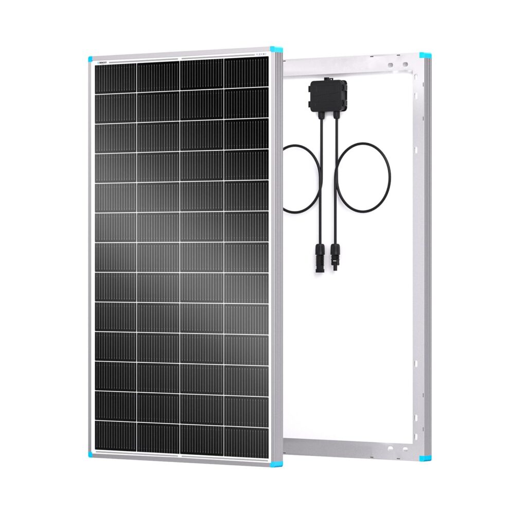 Renogy Solar Panels 200 Watt N-Type, 200W Solar Panel 16BB 25% High-Efficiency Solar Cell for 12V/24V Systems,PV Module Power Charger for Class B Van RV Marine Cabin Roof Home Farm 200 W N-Type Solar Panel