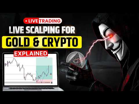Live GOLD and CRYPTO Scalping Trading | DAY 265 #goldtrading #cryptotrading #bitcoin