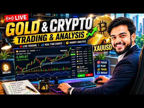 🔴LIVE GOLD TRADING /XAUUSD LIVE /BTCUSDLIVE #crypto #goldtrading #livetrading @Ashutosh_kumar_live