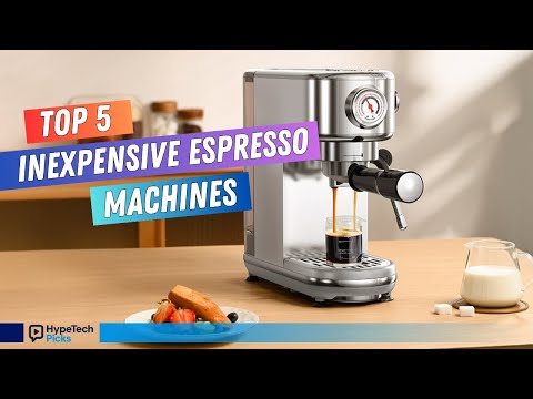 ▶️ Top 5 Best Inexpensive Espresso Machines (2025-2026) – Budget-Friendly Picks ☕