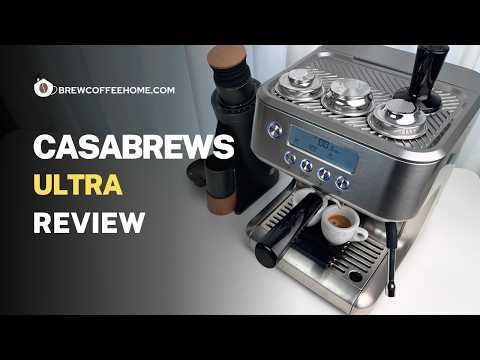 Casabrews Ultra Review | Affordable Espresso Machine with PID, 58mm Portafilter & Full Metal Body