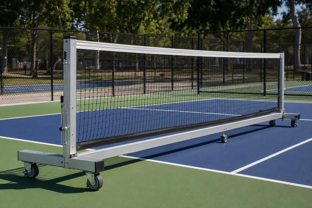 4. Dominator Rolling Pickleball Net: Best for Buyers Prioritizing an Aluminum Frame